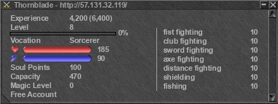 Signature for player Thornblade